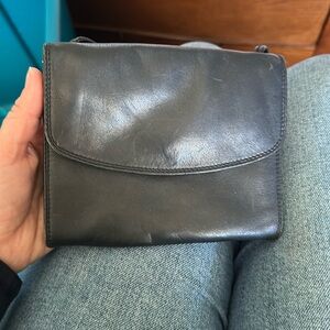 Derek Alexander leather small cross body bag